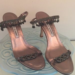 Manolo Blahnik chandelier sandals